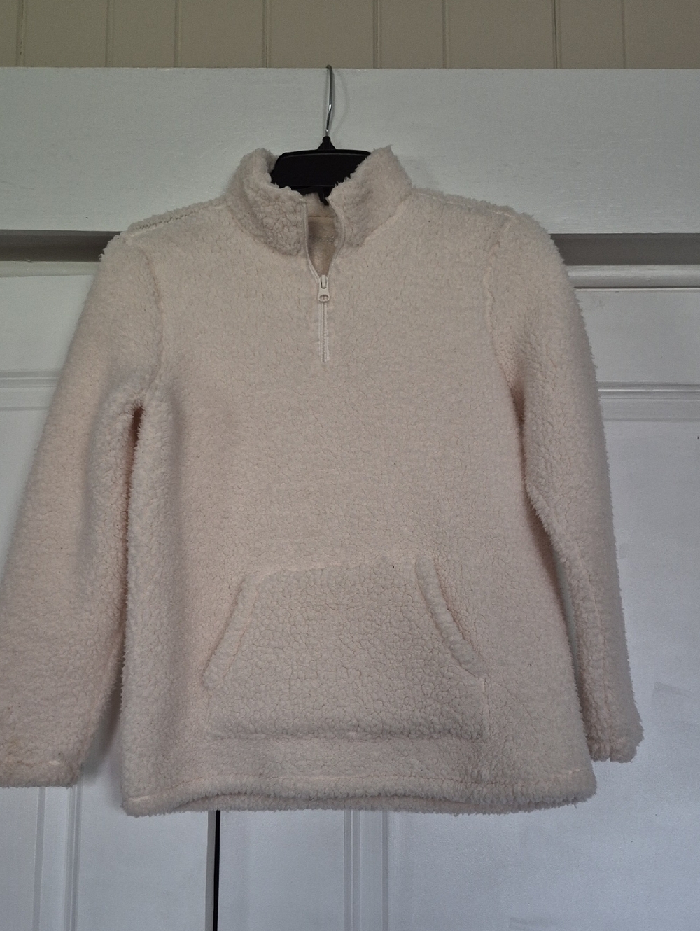 BCG Cream Half-Zip Sherpa Pullover